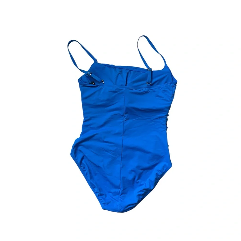 La Blanca NWOT Island Goddess Rouched Body Lingerie Mio One Piece Swimsuit - Picture 4 of 5